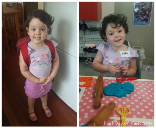 First Day of Kindy 2014